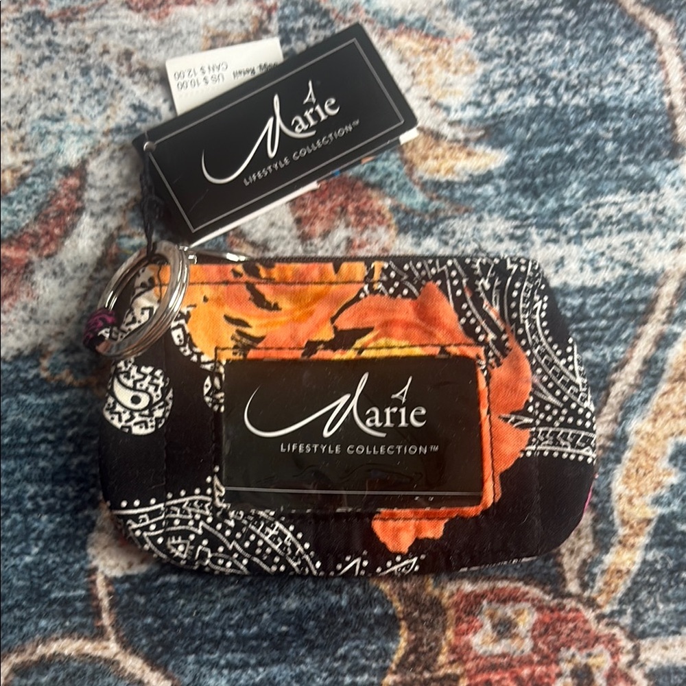 Marie Black and Orange Women's Bag